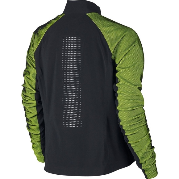 Nike Women's XS Running  Athletic Jacket Flex Twill Stadium Volt Reflective NWT - Picture 4 of 8